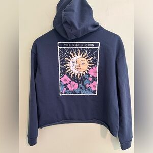 Fifth Sun Sun and Moon Crop Sweatshirt